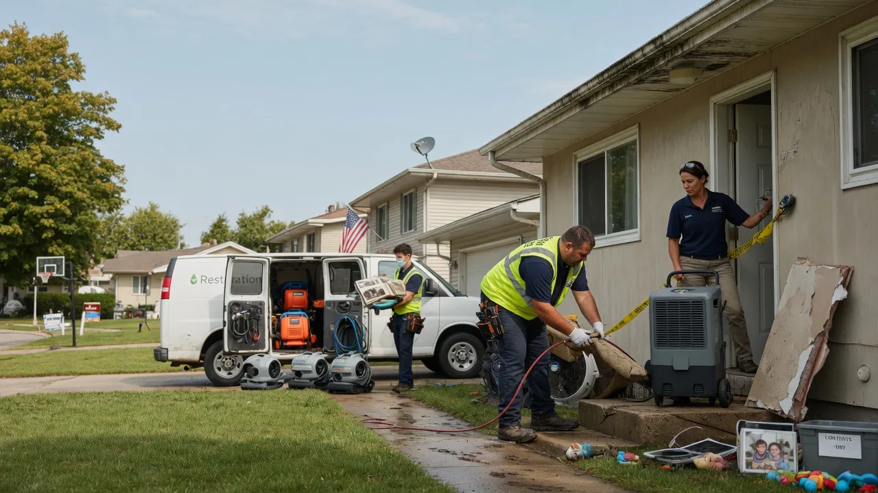 Water Damage Restoration in New Lenox, IL near me